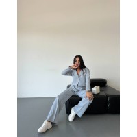 Стильний класичний костюм сiрого кольору 29009