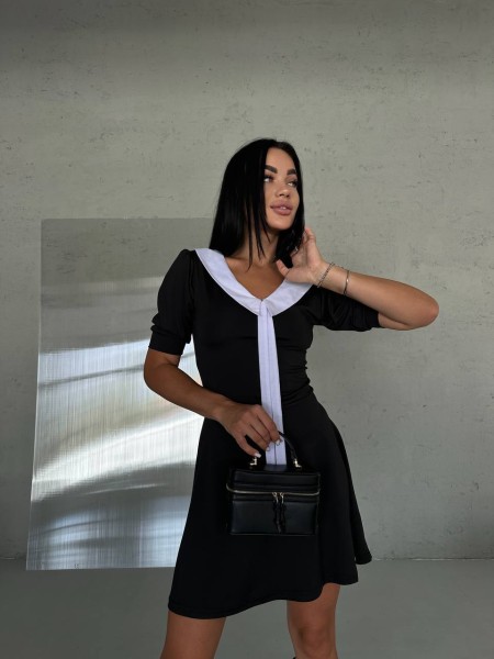 Платье мини черного цвета 29066