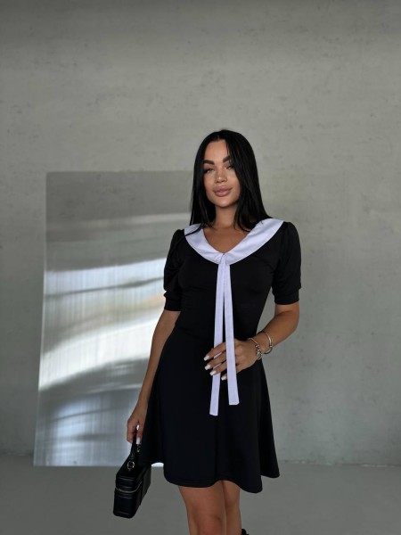 Платье мини черного цвета 29066