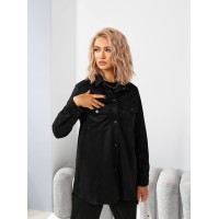 Женский прогулочный костюм черного цвета 29117