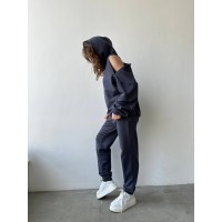 Жіночий повсякденний костюм сірого кольору 29270