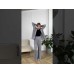 Легкий жіночiй класичний костюм бежевого кольору 30846