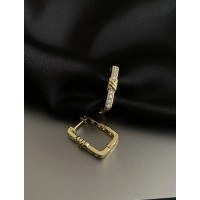Сережки з камінчиками золотого кольору 31901