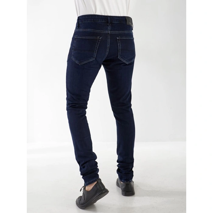 Джинси Maxen Skinny чоловічі темно-синього кольору 33027