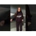 Жіночий легкий спортивний костюм сiрого кольору 32824
